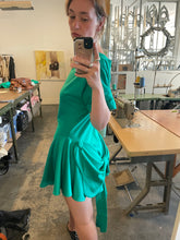 Load image into Gallery viewer, Cheerleader dress in green3405
