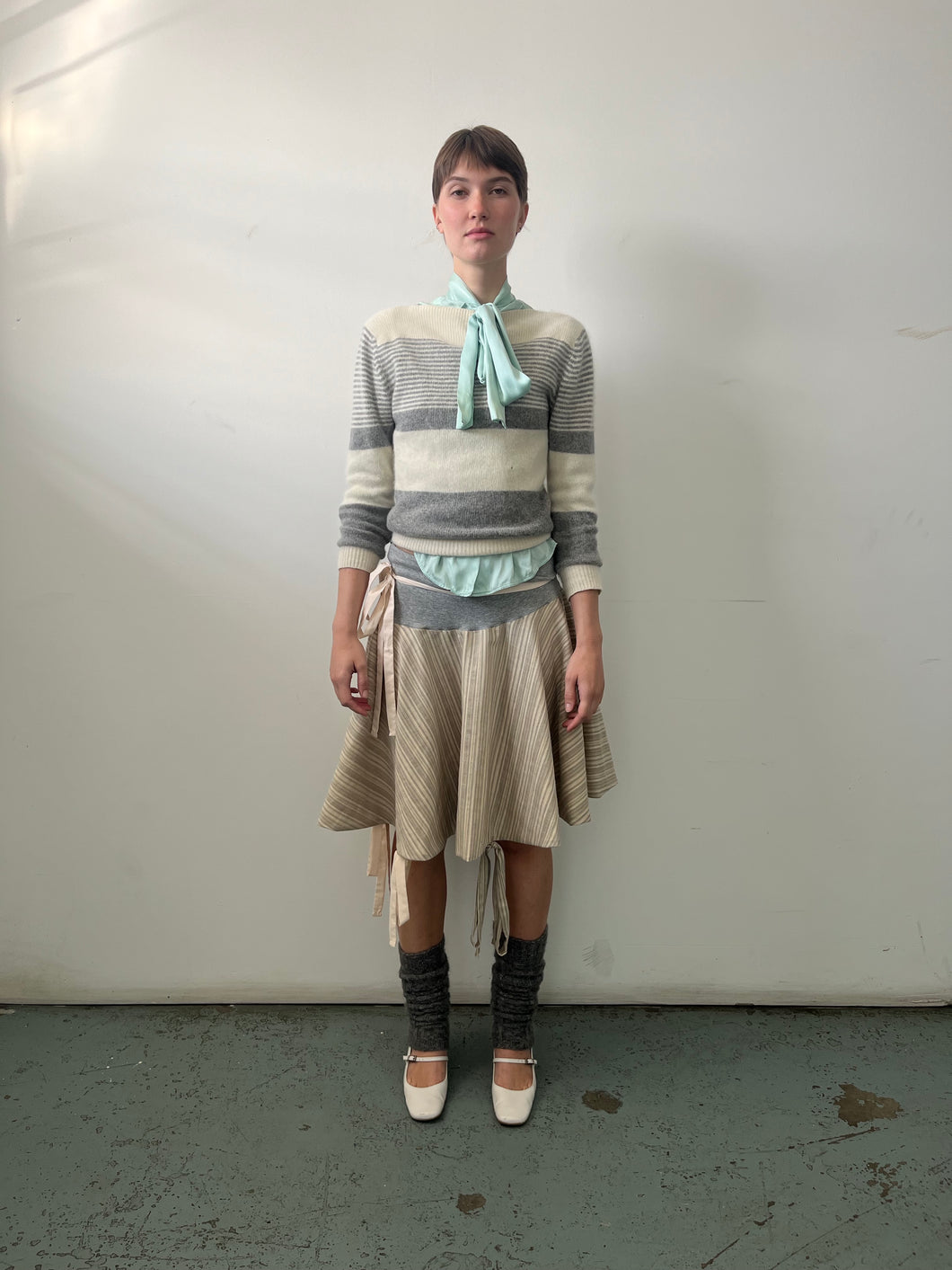 DewDrop Skirt in grey(shorter)