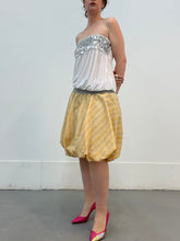 Load image into Gallery viewer, Orange and yellow puff skirt
