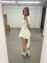 Load image into Gallery viewer, Cheerleader dress in white
