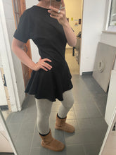 Load image into Gallery viewer, Cheerleader dress in black(with black buttons)
