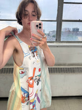 Load image into Gallery viewer, Paper Bag mini dress (long straps)
