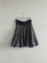 Load image into Gallery viewer, Plaid bubble skirt
